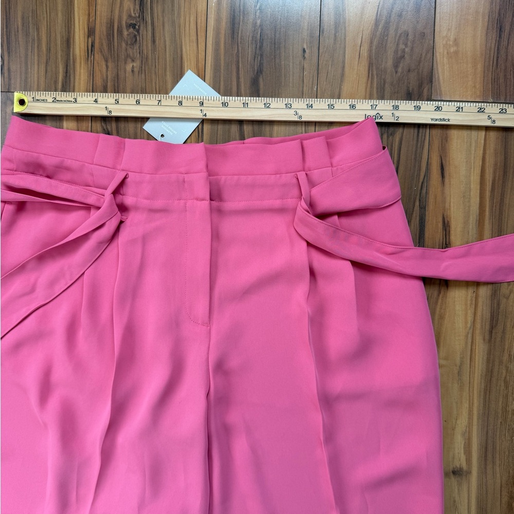 NWT Boden Pink  coral High-Waist Paperbag Ankle Trousers - Picture 8 of 9